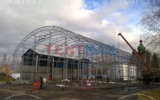 СДАЧА В ЭКСПЛУАТАЦИЮ УКРЫТИЯ СКЛАДА 18х24х10 М