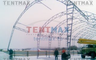 СДАЧА В ЭКСПЛУАТАЦИЮ АНГАРА ДЛЯ СПЕЦТЕХНИКИ