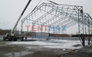 СДАЧА В ЭКСПЛУАТАЦИЮ АНГАРА ДЛЯ СКЛАДА