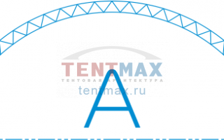 Форма металлокаркаса ангара
