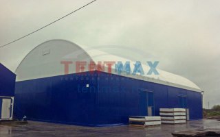 Сдача каркасно-тентового склада