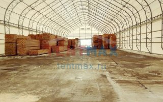 Сдача каркасно тентового ангара