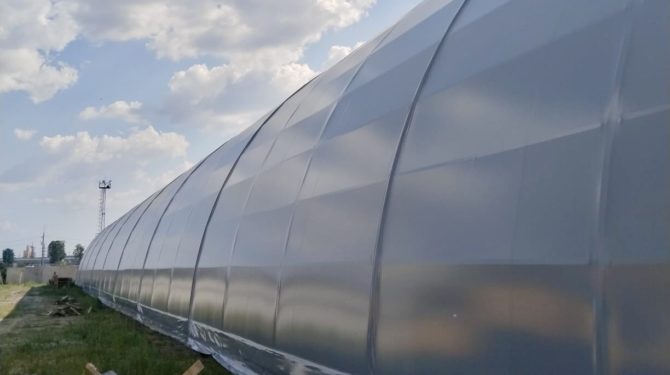 Каркасно-тентовый склад (г. Москва). 18 на 100 м. — фото 3
